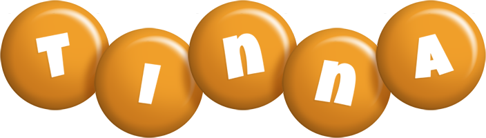 Tinna candy-orange logo