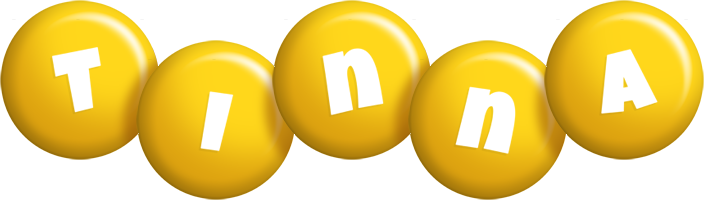 Tinna candy-yellow logo