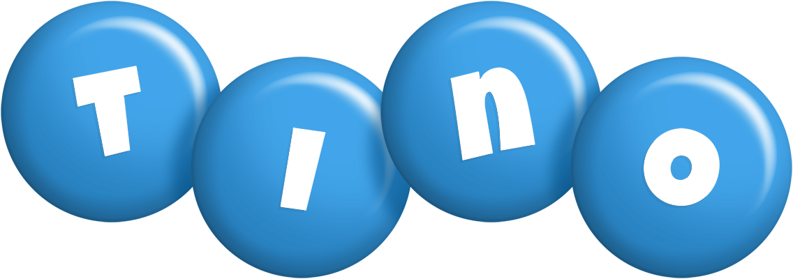Tino candy-blue logo