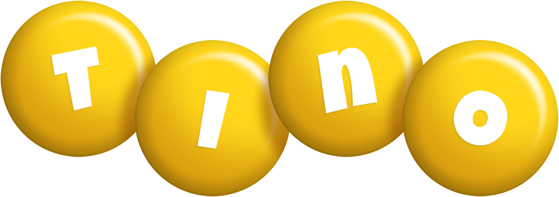 Tino candy-yellow logo