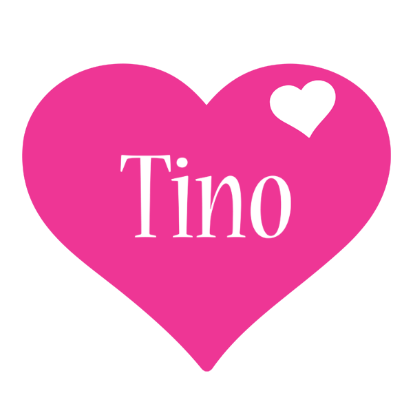 Tino love-heart logo