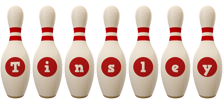 Tinsley bowling-pin logo