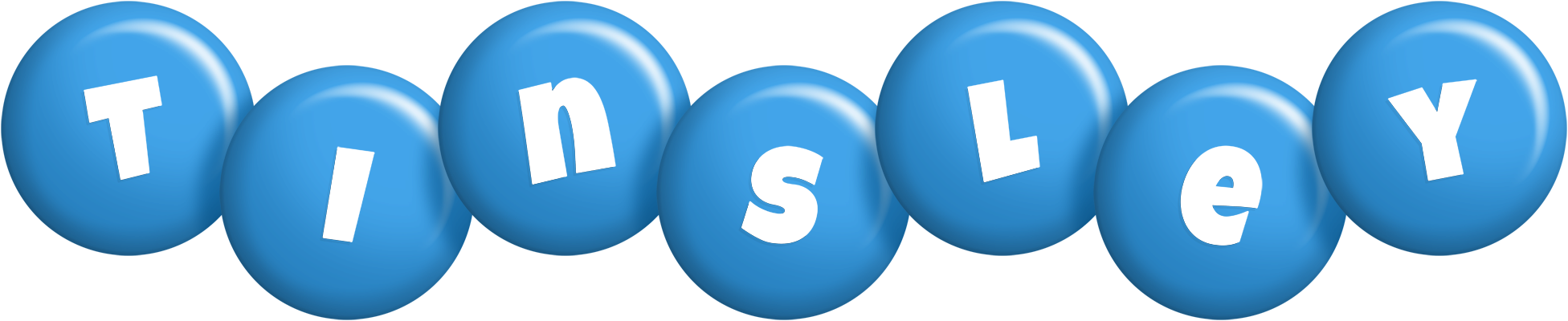 Tinsley candy-blue logo