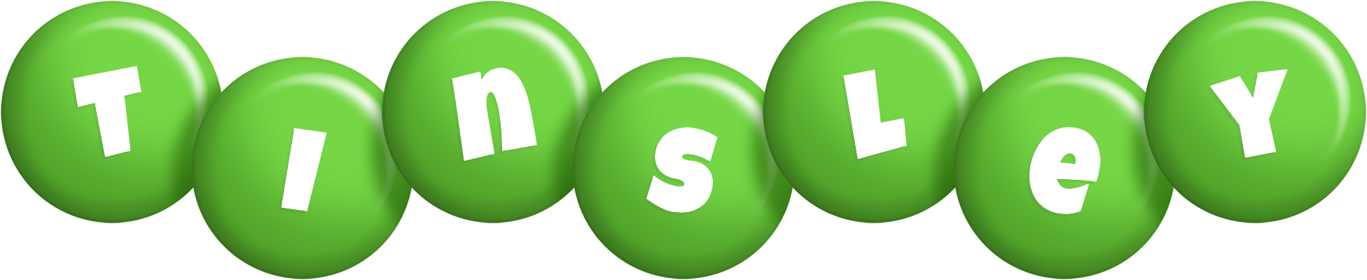 Tinsley candy-green logo