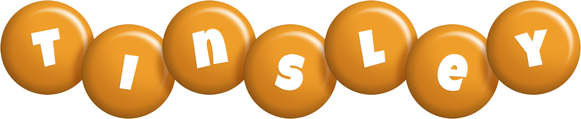 Tinsley candy-orange logo