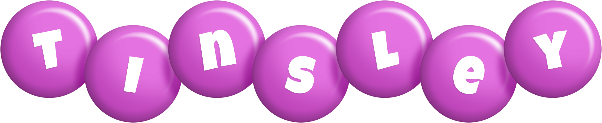 Tinsley candy-purple logo