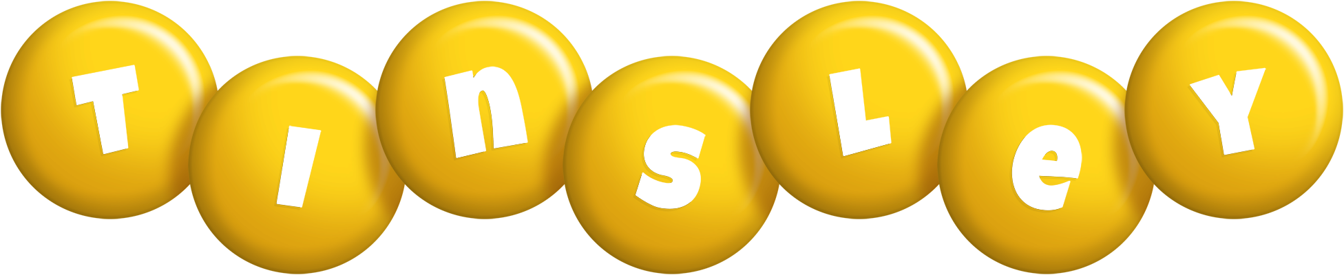 Tinsley candy-yellow logo