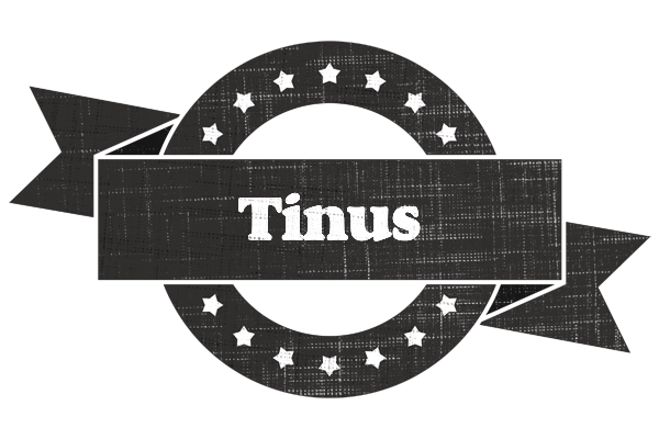 Tinus grunge logo