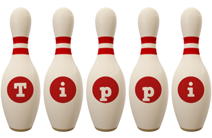 Tippi bowling-pin logo