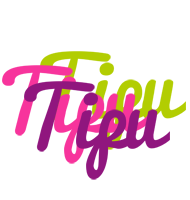 Tipu flowers logo