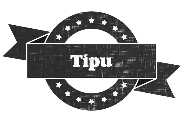 Tipu grunge logo