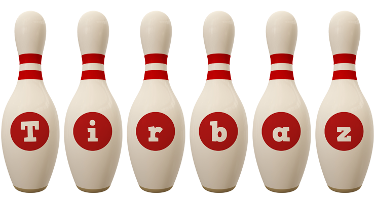 Tirbaz bowling-pin logo