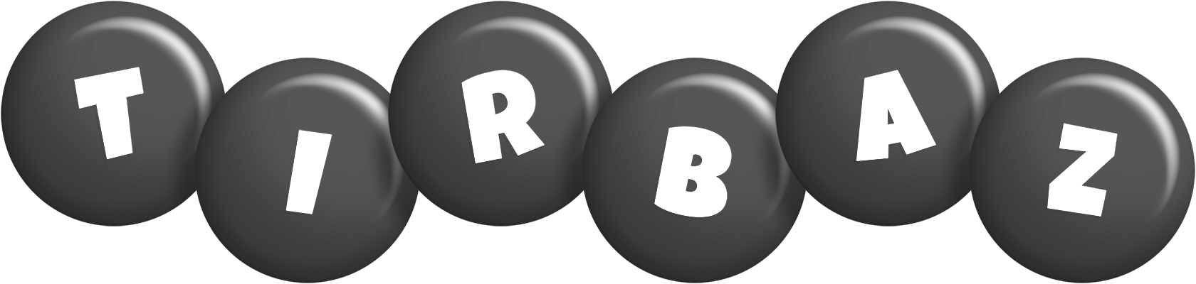 Tirbaz candy-black logo