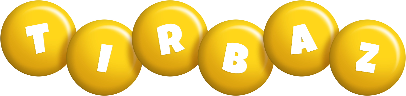 Tirbaz candy-yellow logo