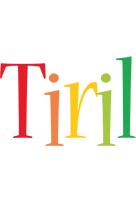 Tiril birthday logo