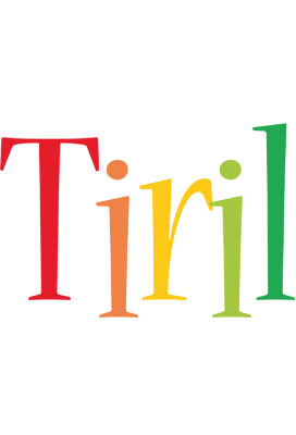 Tiril birthday logo