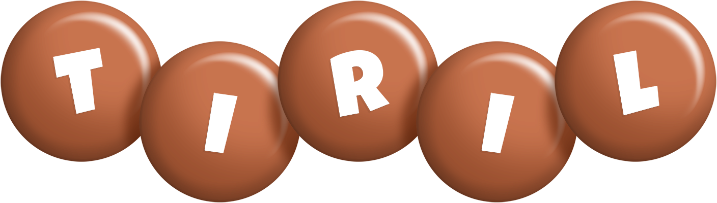 Tiril candy-brown logo