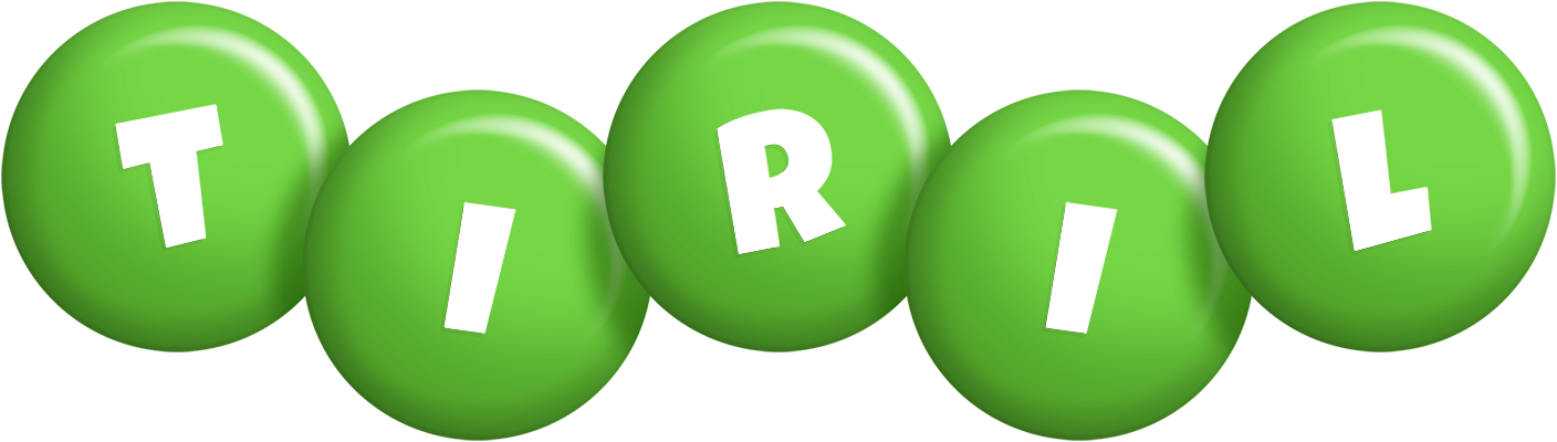Tiril candy-green logo