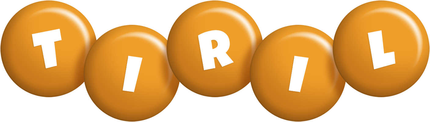 Tiril candy-orange logo