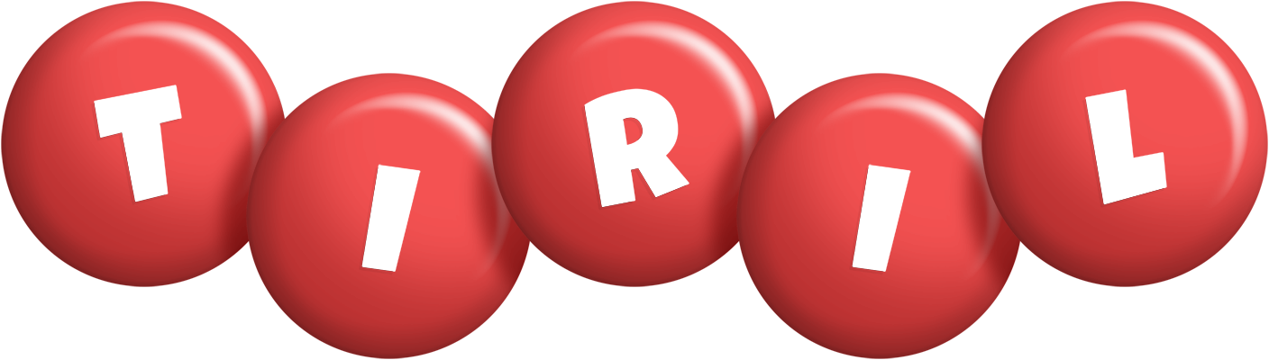 Tiril candy-red logo