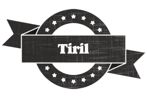 Tiril grunge logo