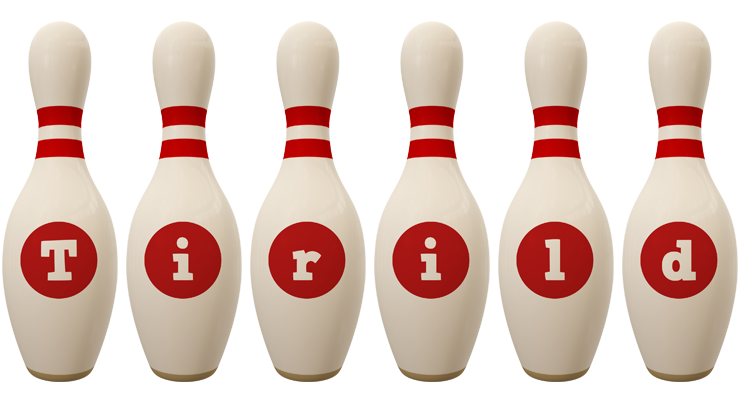 Tirild bowling-pin logo