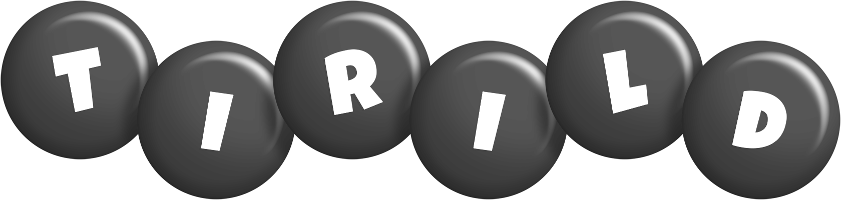 Tirild candy-black logo