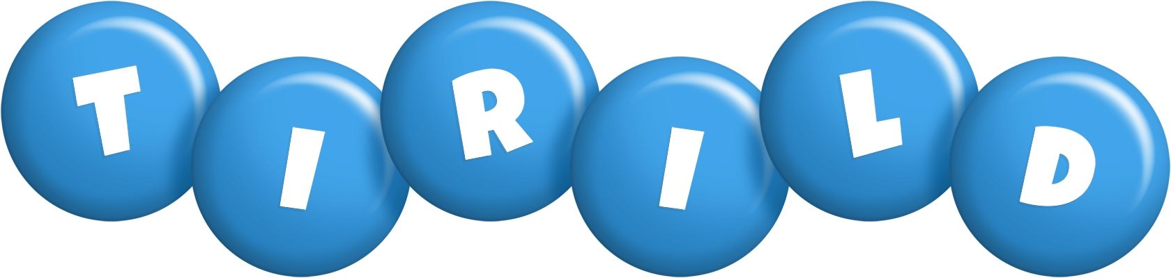 Tirild candy-blue logo