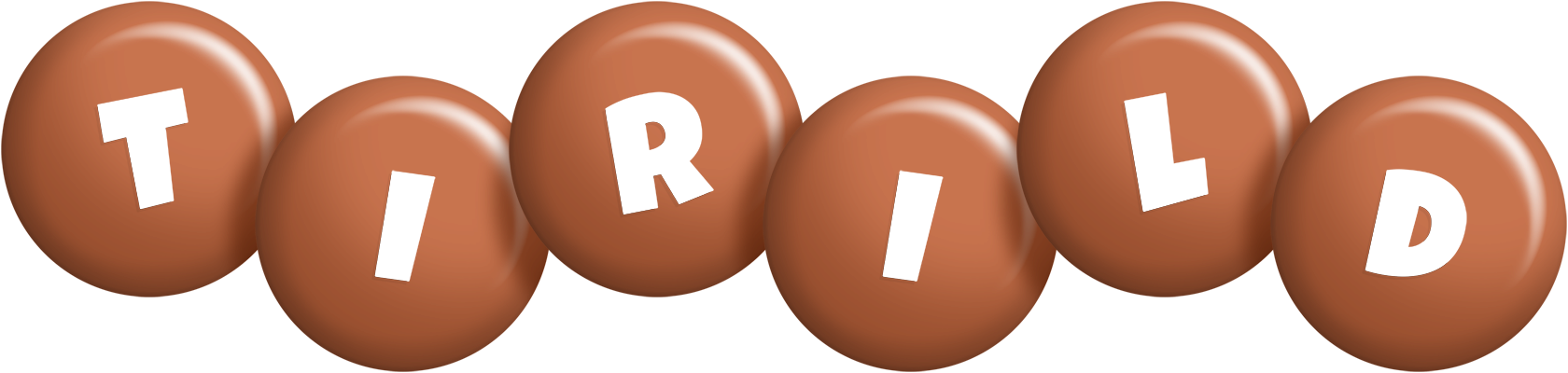 Tirild candy-brown logo
