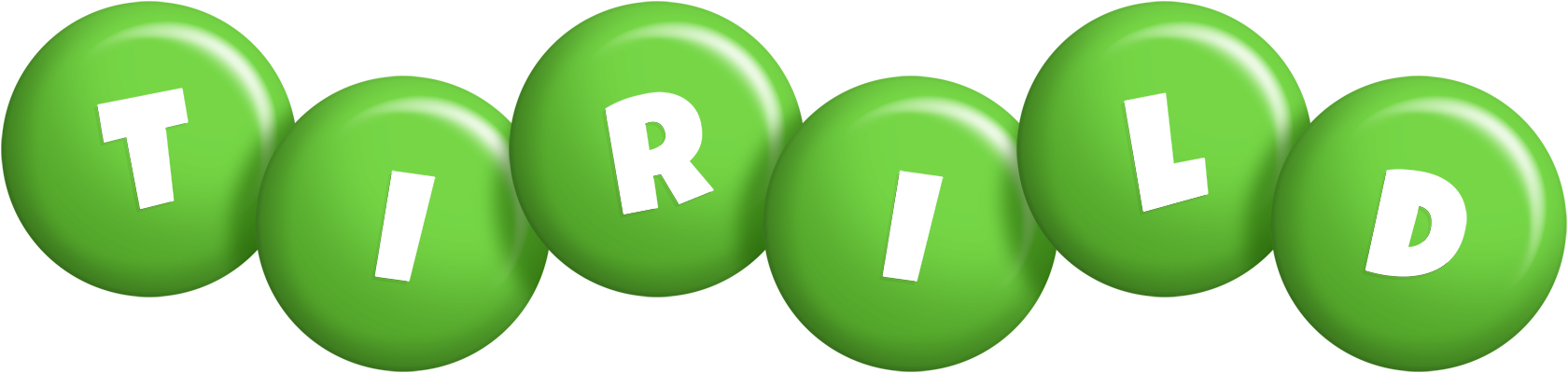 Tirild candy-green logo