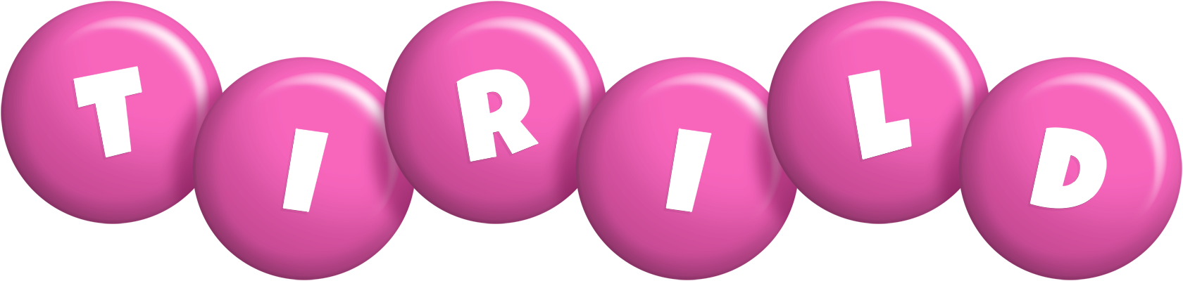 Tirild candy-pink logo