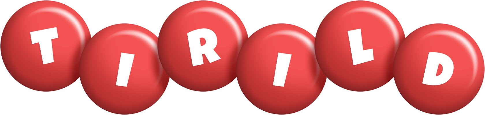 Tirild candy-red logo