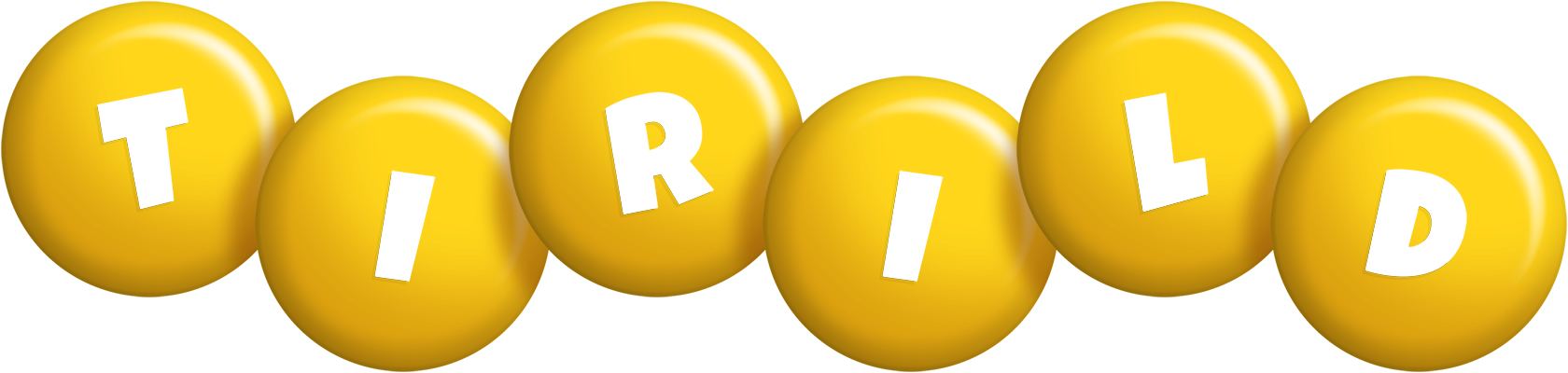Tirild candy-yellow logo
