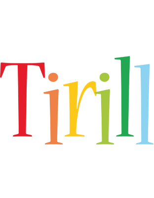Tirill birthday logo