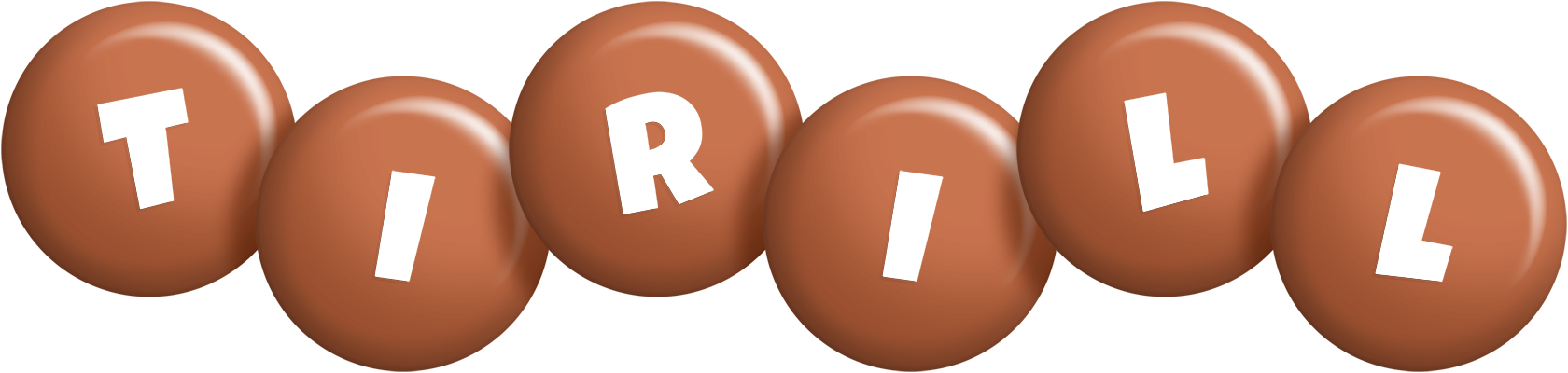Tirill candy-brown logo