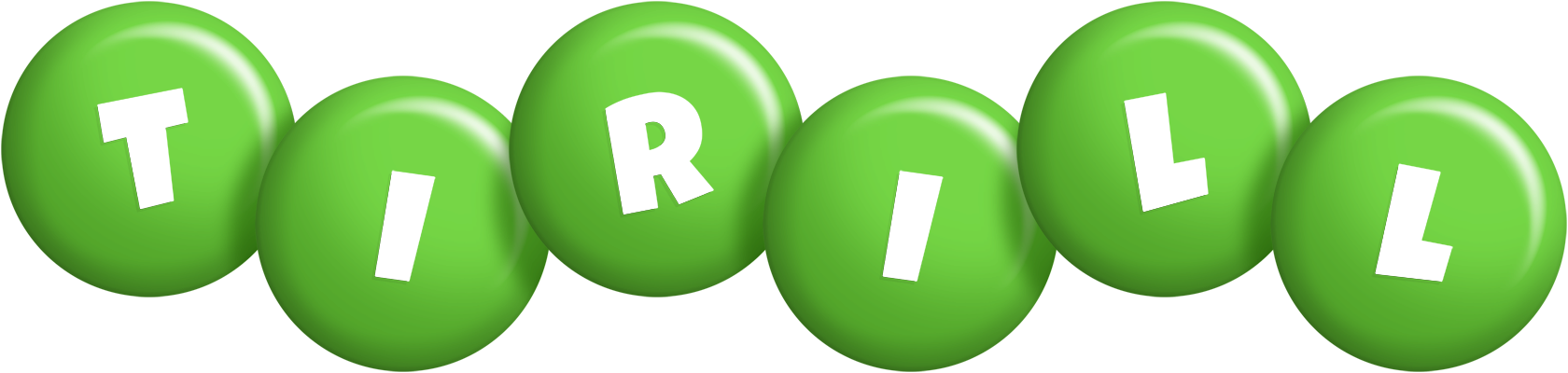 Tirill candy-green logo