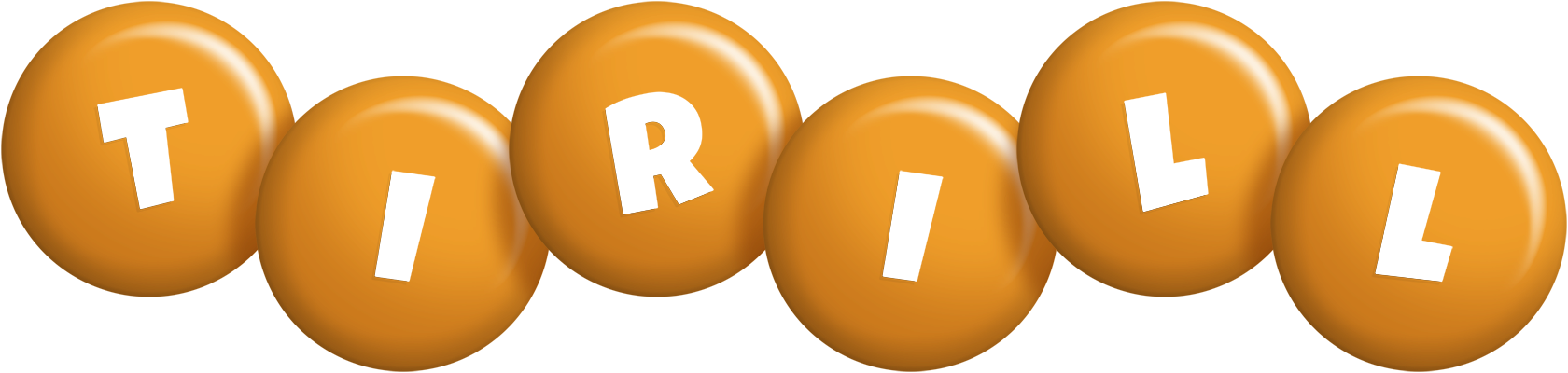 Tirill candy-orange logo