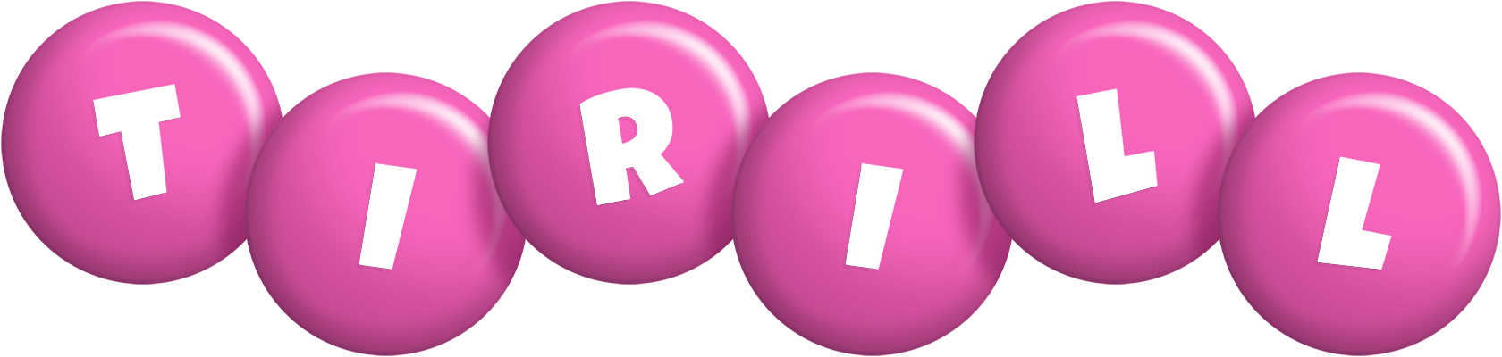 Tirill candy-pink logo