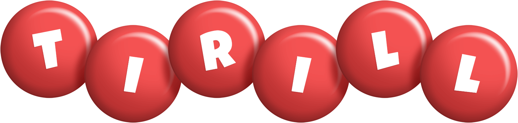 Tirill candy-red logo