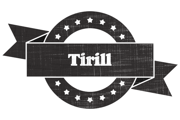 Tirill grunge logo