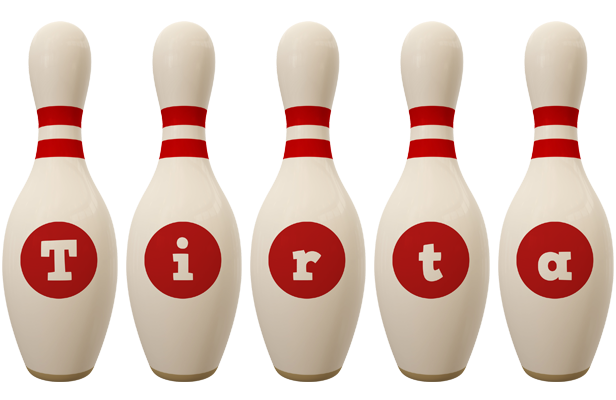 Tirta bowling-pin logo