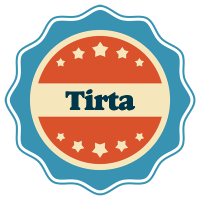 Tirta labels logo
