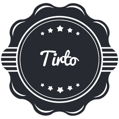 Tirto badge logo