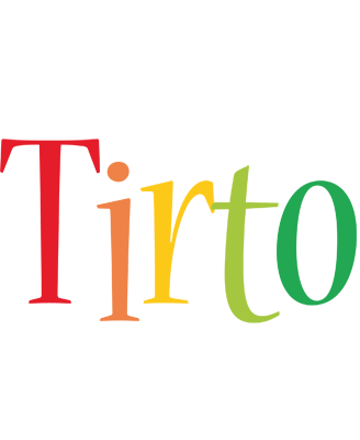 Tirto birthday logo