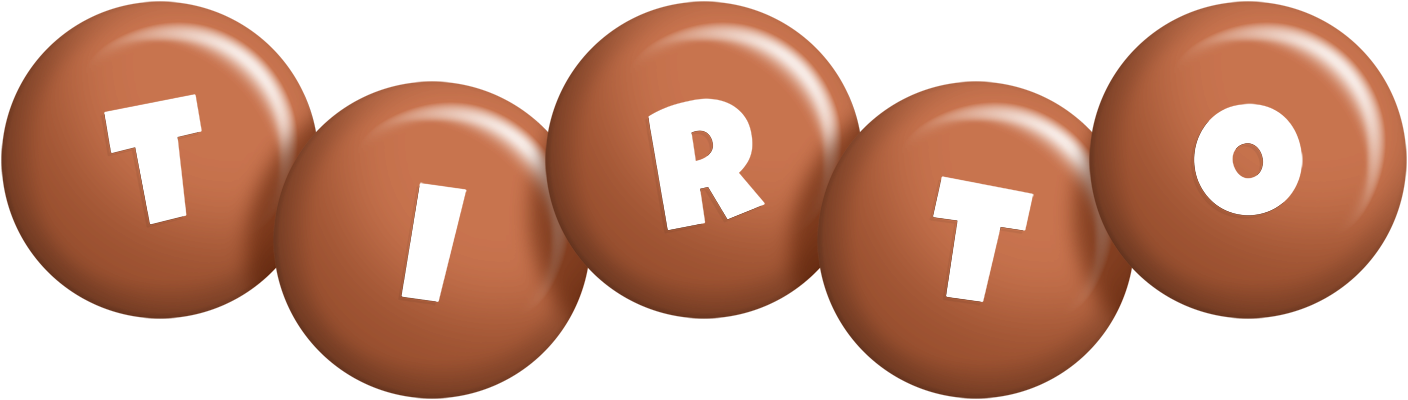 Tirto candy-brown logo