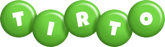 Tirto candy-green logo