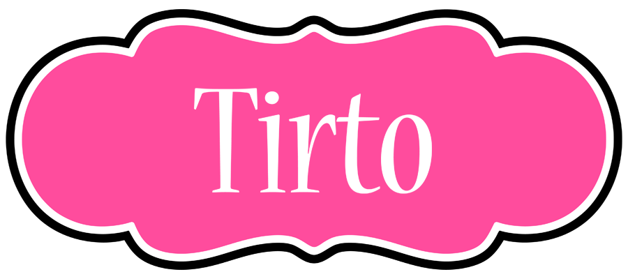 Tirto invitation logo