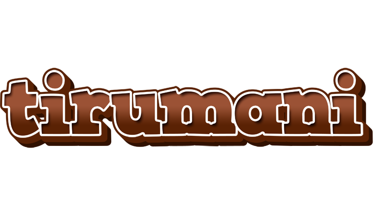 Tirumani brownie logo