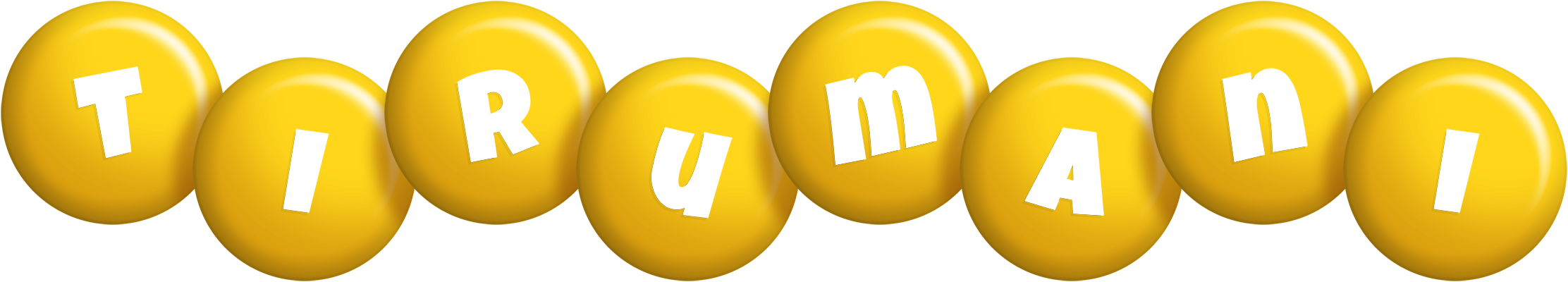 Tirumani candy-yellow logo