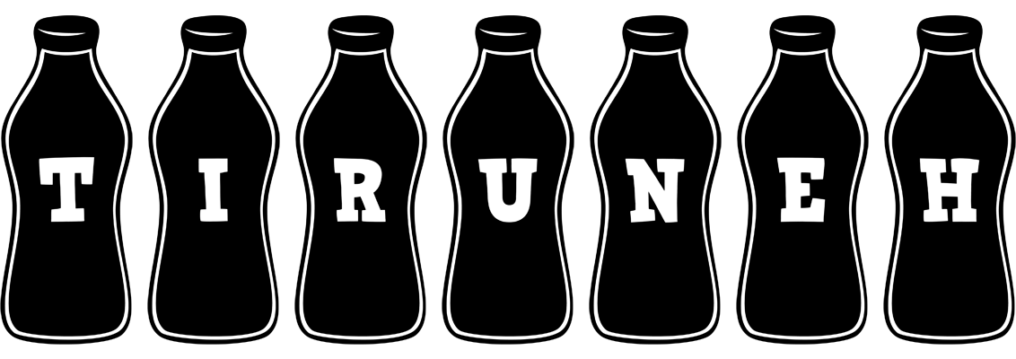 Tiruneh bottle logo